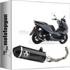 MOTOTOPGUN arrow scarico completo + collettore omologato open urban alluminio nero nero compatibile con honda pcx 125 2022 2023 2024 mototopgun
