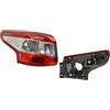 EASYSHOP24H Faro Fanale Fanalino Posteriore Esterno SX Compatibile Per Qashqai J11 da 2013 a 2016 Stop Gruppo Ottico Sinistro Lato Guidatore LED