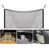 ontto Rete universale per bagagliaio auto Rete per bagagli 30x90cm Conservazione Rete in nylon per bagagliaio Tetto auto Camper Rete per bagagli con 4 ganci ABS per la maggior parte delle auto