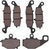 Cyleto Pastiglie dei freni anteriori e posteriori per Kawasaki KLE650 KLE 650 Versys 650 2007-2014 ER-6f EX 650 2006-2011 ZR 750 2004-2005