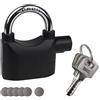 DISCORAMA® LUCCHETTO ANTIFURTO CON ALLARME SONORO 110DB, IMPERMEABILE, PER MOTO, BICI E SCOOTER