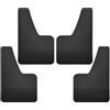 Kuiofek Paraspruzzi Auto Per Ford Per Fiesta 5 6 7 RS ST ST150 ST180 ST200 Per ST-LINE ST500 Per Zetec S Per Rally Con Adesivi Paraspruzzi Auto Parafanghi Paraschizzi(4Pc)