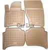 Car Lux - Tappetini in gomma su misura per Cayenne II 3D, a vaschetta, colore beige