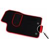 Generico 1 Tappetino guidatore Specifico per 147 prodotte dal 2000 al 2010 con Bordino Rosso moquette auto nera composto da tappeto solo lato guida antiscivolo -131401-1R