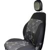Italfodere - Coprisedili in Tessuto Compatibili con Fiat Panda 3ª Serie 2012> - Anteriori e Posteriori - Facili da Installare - Resistenti e Lavabili - Accessori Auto Interni - Made in Italy - Grigio