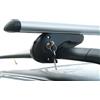MENABO' Brio Portabagagli in Alluminio Barre Portapacchi 120 cm Fino a 90 kg
