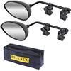 Milenco 150593624 - Set di 2 specchietti per roulotte Aero3, universali a Sinistra e a Destra
