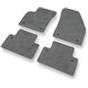 Mossa Tappetini auto adatti per Volvo C30 Hatchback 2006-2012 4 pz. grigio