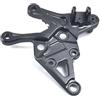 Sandyseptember Staffa per pedana anteriore in lega di alluminio per Kawasaki Z900 2017-2023, supporto nero sinistro destro (destra)