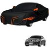 generico Telo copriauto esterni Compatibile con Lancia Thema 2011-2014,antivento,antipioggia,antineve,antisole impermeabile,protezione per tutte le stagioni (black orange)