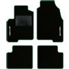QUEMAR Tappetini Auto per Panda Pandina III, Bordo Verde, 2 Ricami | dal 2012 / anche Hybrid / Kit Tappeti Moquette e Gomma su Misura / Set 2 Anteriori + 2 Post. / Ricami e Colori Personalizzati