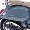 Generico Kit 2 adesivi fasce bande decal compatibili con PIAGGIO VESPA GTV 300 GTS 300 GTV250 GTV125 scegli colore Cod.1997 (074 Grigio Medio)