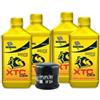 MG Kit Tagliando Moto Honda XL 700 V Transalp 2008 olio 10w40 filtro Hiflo HF204