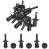 TECKEEN 50 pz nero 0,9 5mm clip di fissaggio in plastica auto Push Pin rivetti paraurti per BMW