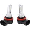 Travelfreely H8 H11 H16 LED Lampadina Nebbia, H16 Lampada Nebbia LED Alta Csp-Y11, Bianco Freddo 6500K (2 Pacchetti)