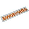 Fdonlinehandel Adesivo per auto con scritta Lambretta, 21 mm x 150 mm, colore: arancione