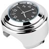KIMISS Orologio da Manubrio per Motocicletta con Misuratore Automatico Orologio da Manubrio in Lega di Alluminio Impermeabile con Tempo Preciso