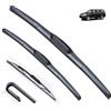 Autopixl Kit spazzole tergicristallo anteriore e posteriore compatibile con Honda CR-V CRV 2 2001-2006 Spazzole parabrezza parabrezza 212011