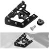 NICECNC Black Foot Brake Pedal leva Peg Pad Extender compatibile con il Raptor 700 2013 2014 2015 2016 2018-2026, Raptor 700R 2016-2026, Raptor 700R SE 2013 2014 2015 2016 2018 2019 2020-2026
