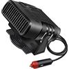 Asudaro Riscaldatore per Auto, Sbrinatore per Parabrezza Automatico Da 120 W 200 W Sbrinatore Portatile per Auto Riscaldamento Automatico,Raffreddamento E Riscaldamento con Purificazione Dell'Aria 12 V / 24 V