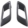 LinQianBhD Maniglia Interna Auto All'interno Della Maniglia Della Porta Rivestimento Grigio E Nero Per Ford Per Ranger Per T6 2012-2021 Per Everest 2015-2021 staffa per porta bracciolo(1 Pair Carbon Fibre)