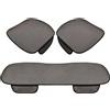 Rebeca Shop - Coprisedile Seduta 3 pezzi Universale Auto Grigio | Protezione Seduta Sedile 2 Anteriore e 1 Posteriore | Protector Comfort Automotive Cuscino Traspirante Interni