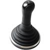 JTWMEU Gear Shifter Manopola Per Ford Per Fiesta MK6 Connect Fusion 2002 2003 2004 2005 2006 2007 2008 Car Styling Pomello Cambio Ghetta Boot Collare Copertura Cassa Pomelli Leva Cambio(Black Pen and Case)