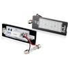 BYSKJZ Auto Lampada Targa Per Fiat Per Panda Per Mk3 LED Luce Targa Luce Targa Numero Retroilluminazione Lampada 319 71734797 Accessorio Auto Luci Targa Auto