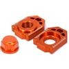 Generico Moto CNC Posteriore Catena Asse Blocchi Ruota di Bloccaggio Mandrino Spille Dado for KTM SX SXF EXC EXCF XC XCF XCW XCFW 125 150 250 350 450 500