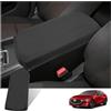 Ruiya Compatibile con Mazda 3 BP 2019-2026 Copri Bracciolo, Copertura per Bracciolo Copribraccioli Mazda 3 Centrale Bracciolo Copertura Protezion Bracciolo Protezione Mazda 3 Accessori, Nero1