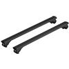 NORDRIVE N15091 Silenzio Black Rail, Set Completo Barre portatutto in Alluminio - L - Evos RA