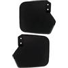 Yuanpgky Coppia parafanghi anteriore sinistro destro parafango set, per Transit Custom 2012+ ricambio, paraspruzzi in plastica nera protezione veicolo accessorio