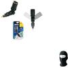 MOTO SPORT MONDO COMPATIBILE CON BMW R 1100 GS 2000 00 PRESA ACCENDISIGARI 12/24V SPINOTTO ADATTATORE 39052 LAMPA ATTACCO DIN SNODABILE 120° 190X115X40MM