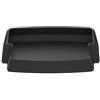 Wodsty Portaocchiali da bracciolo centrale per auto con struttura a doppio strato per Tesla Model 3 2025 e modello Y 2025 - Materiale in silicone, 197 x 35 mm, nero - Organizza gli occhiali