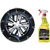 AREARICAMBI COPPIA CATENE DA NEVE GRUPPO 9.5 RUOTA 225/45 DIAM 17 OMOLOGATE IN ACCIAIO 9 mm