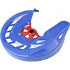 Vuzmode Protezione for rotore disco freno anteriore motocross fuoristrada for CR CRF 125R 250R 450R 250X 450X 450RX 250L 2002-2020 Protezione disco freno(Blue)