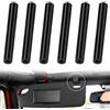 Quadafy 6 confezioni di kit di riparazione per parasole, compatibile con -Jeep- Wrangler, JK JKU 2007-2017 Tubo di riparazione parasole lato conducente e passeggero (nero)