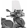 E-BIKERS GI VI Kit Parabrezza alto compatibile con Piaggio Beverly HPE 300 400 5621A completo di Attacchi A5616A