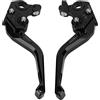 OUKENS Leve freno frizione, moto regolabile freno corto leva frizione parte di ricambio per DUCATI Scrambler 400 800 1100 Sport Special(Nero)