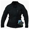 WinNet Giacca da Moto Princess da Donna con Protezioni Omologate C.E. ed Imbottitura Removibile (XL)
