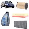 Generico Kit tagliando + 5L olio Q8 5W30 per Classe B W245 B150 B160 B170 B180 B200 benzina (2005-2011)