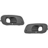 EASYSHOP24H SET 2 Griglia Paraurti Anteriore Destra e Sinistra Per Panda 312 319 da 2012 Cornice Mostrina Inferiore Copertura Fendinebbia Sinistro e Destro