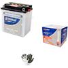 farbrothersonline COMPATIBILE CON PIAGGIO 250 Vespa GTS 2006 BATTERIA GIA' PRONTA ALL'USO TECNIUM YB10L-BP BATTERIE 11 AMPERE SPECIFICA PER MOTO SCOOTER 135X90X145