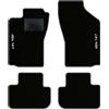 QUEMAR Tappetini Auto compatibili con Alfa Romeo 147 dal 2000 / Kit Tappeti in Moquette e Gomma su Misura (Set 2 Anteriori + 2 Posteriori) / Ricami e Colori Personalizzati (Bordo Antracite, 2 Ricami)