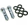 BXNLY Parti a vite M10x1.25 Doppio Bullone Vite Di Scarico Olio Per Moto Lungo Per Pinza Freno O Tubo(2 set)