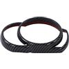 AJHJET Rivestimento Del Pannello Cruscotto In Fibra Carbonio ABS Per Mini Per Cooper Hatchback Accessori Interni Auto