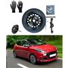 D'ANGELO 1988 Kit Ruotino di Scorta 15 compatibile con Hyundai I10 con Cric, Chiave, Vite, Guanti e Sacca 115/70R15