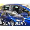 Car Lux AR01550 - Deflettori d'aria antivento per finestrini anteriori e posteriori per Ibiza 6F dal 2017-