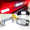 QKLsudua 2 luci LED bianche per targa Canbus compatibili con VW Golf II MK2 1983-1992, compatibili con Je-tta II 1984-1991, compatibili con Se-at To-ledo I 1991-1999