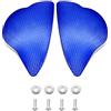 E-SPEEDMTC ESPEEDMTC per Yamaha R6 R7 2017-2023 Retrovisore Specchio Copertura Laterale Specchio Hole cap Specchio Mount Copertura Decorativa Parabrezza Copertura CNC Lega di Alluminio (Blu)